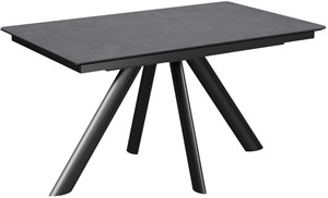 Стол Киото-1С керамика Carbon - стол обеденный с керамогранитом