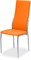 Стул Асти-Лайт,  Оранжевый (К04) эко-кожа, Нога хром-лак - фото 15005